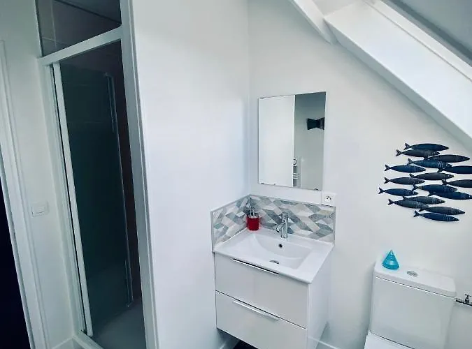 « Au Bord Des Embruns » Apartman Grandcamp-Maisy